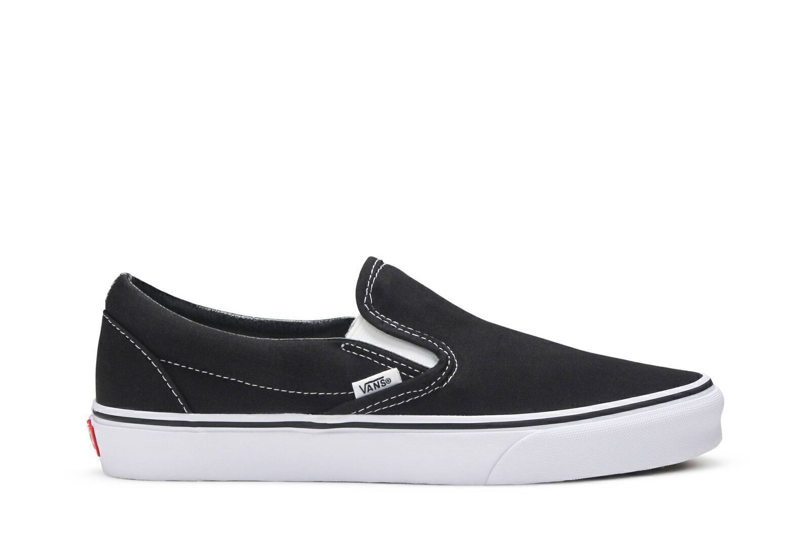 Vans Classic Slip-On  Black White  VN000EYEBLK Men s Shoes 37