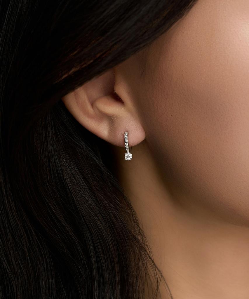 Lloyd Point Tennis 10K Gold One-Touch Ring Earrings Lotp2011T