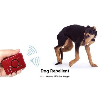 Multifunktionale Ultraschall-Hundevergrämung für den Außenbereich, Diebstahlalarm, LED-Taschenlampe, Zufällige Farbe