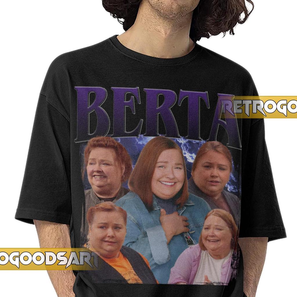 BERTA TWO AND A Half Men Retro Shirt / Berta's Catchphrase Vintage Band Tee / Conchata Ferrell Homage Merch