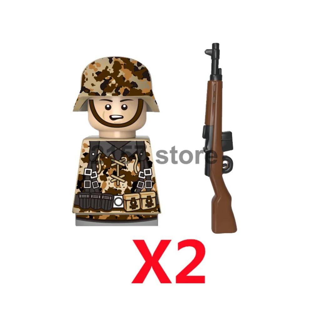 Military Soldier Figure Building Block Weapons Ranger Camouflage Vietnam War US Special Forces KSK Medical Bandit Thief Toy Gift