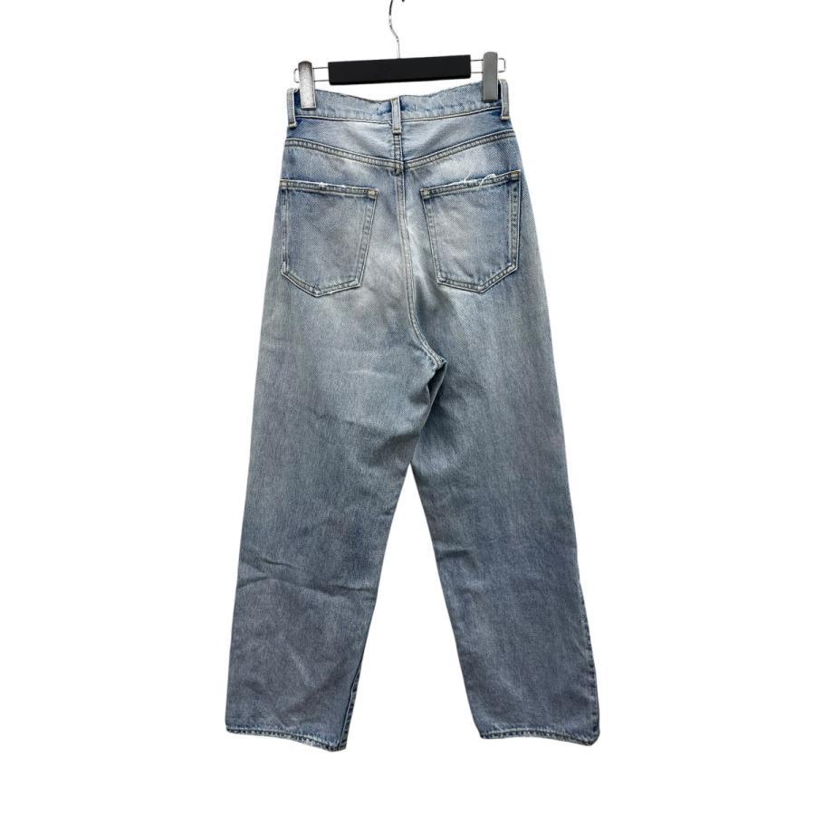 Mousy moussy HW DAMAGE LOOSE STRAIGHT Denim pants 010EAS11-5570-1 Indigo Size: 25