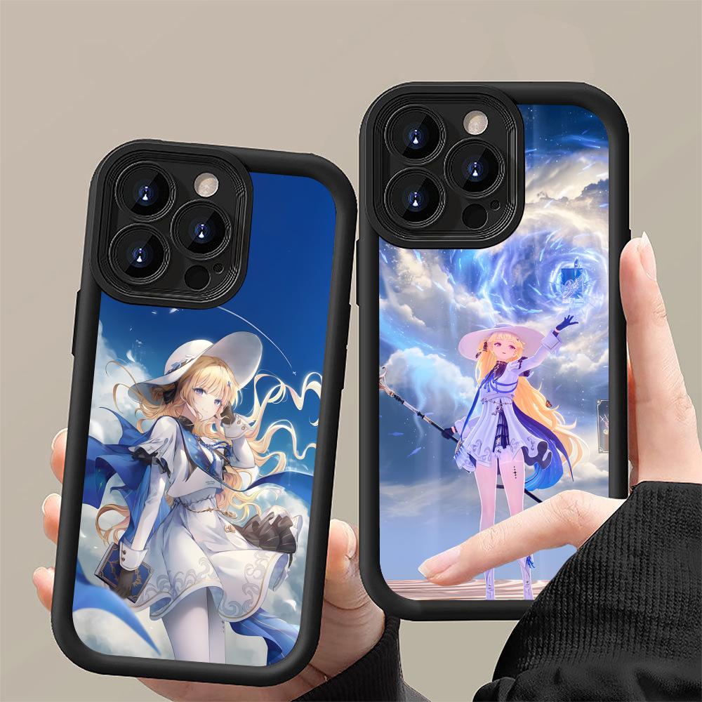 Wuthering Waves Phoebe Phone Case for iPhone 17 16 15 14 13 12 11 Air Pro Max Plus Thicken TPU Colorful Cover Smartphone Pretty