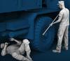 Spallach Vehicle Maintenance Crew Set Resin Kit SPU28135 1/35 (2 Figures) (Person)