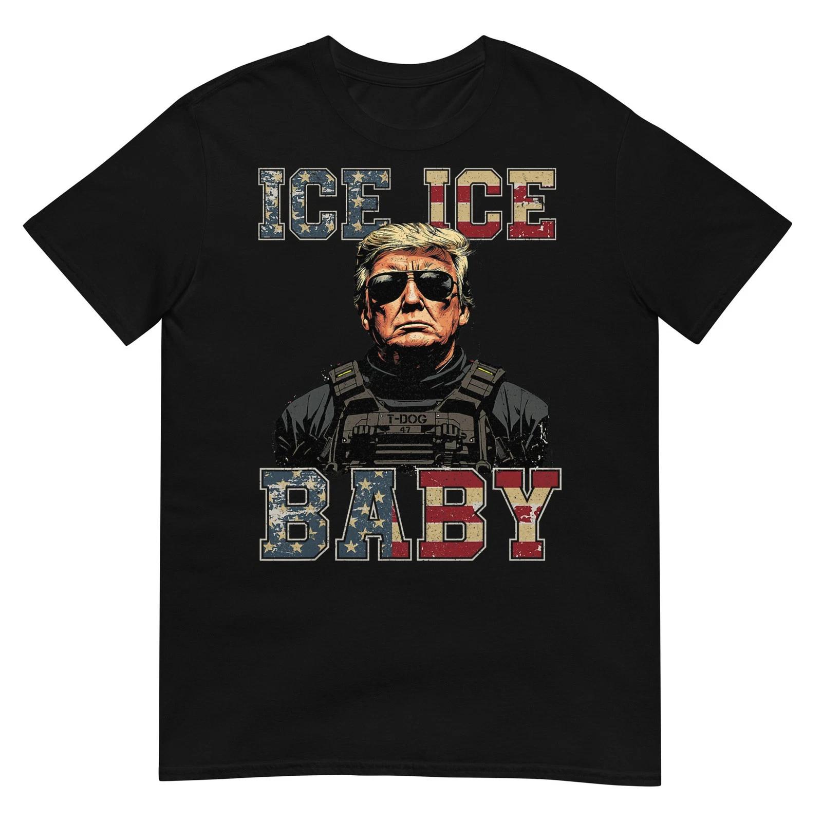 Vintage Ice Ice Baby Funny Trump T-Shirt 2XL