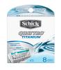 Refis para Lâmina de Barbear Schick Quattro Titanium Masculina com 4 Lâminas Alto Desempenho