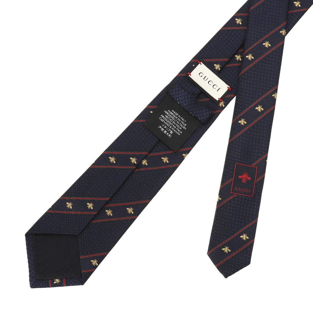 Gucci Narrow Tie 451528 4E002 4074 Navy/Red [Used]