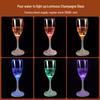 LED Champagne Glass: Creative Light-Up Cup for Weddings, Holidays & Parties, Activates with Water.