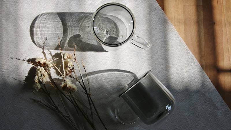 THERMAL GLASSES 250ml FOR COFFEE AND TEA 2 pcs.