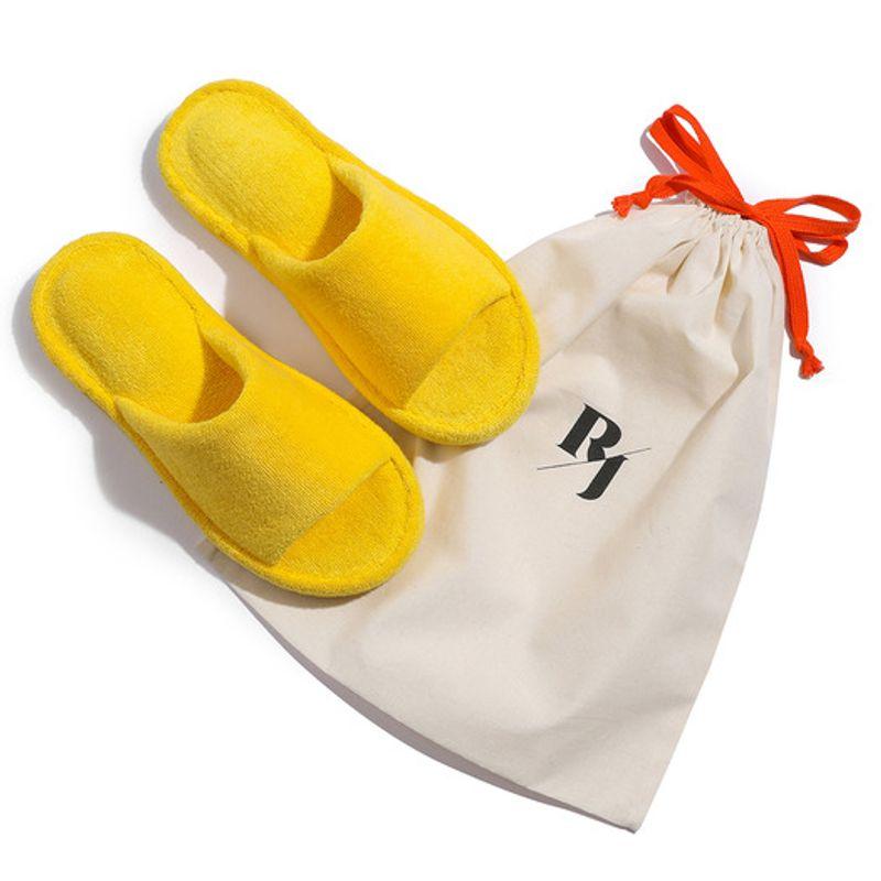 REMY-J [Remy J] Pretty Indoor Slippers, Office Living Room Slippers, Noise-Reducing Color Slippers, Mango Room Shoes (+Dust Bag, Gift Wrapping)