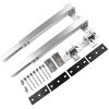 Brand New Short Brackets Photovoltaic Support Adjustable Aluminum Alloy Flat Roof Mounting Silver Solar Holder
