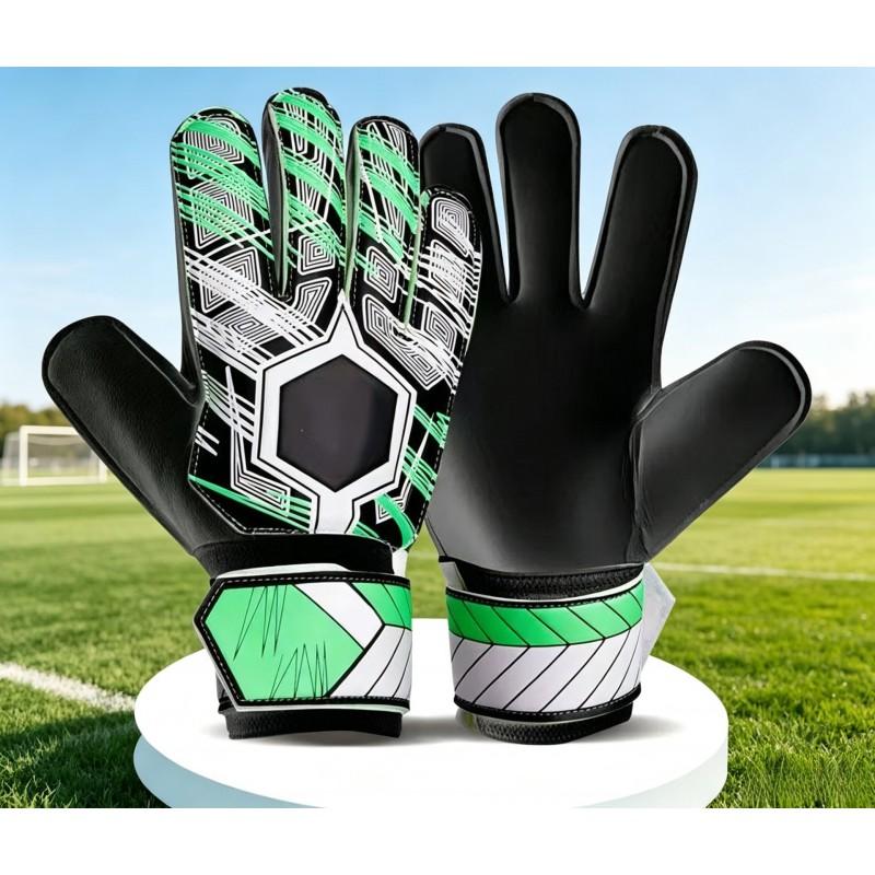 Goalkeeper Gloves Kids Adults Thick Latex Finger Protection Anti-Slip Breathable Soccer Goalie Training Match