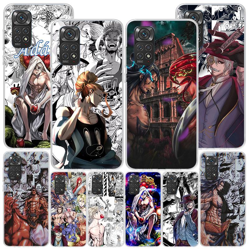 Record of Ragnarok Anime Phone Case For Xiaomi Redmi Note 15 14 13 12S 12 11 Pro Plus 14S 11S 11E 10 10S 11T 5G Personalized Cov