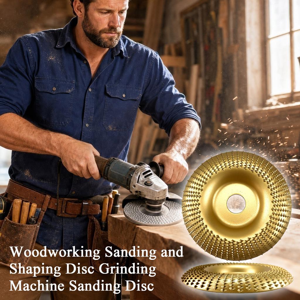 Woodworking Grinding Disc Shaping Rotary Tool Sanding Wheel with Curved Surface Spiked Plate for Angle Grinder Power Tools