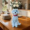 Whimsical Resin Dog Vase Decorative Dog Shaped Vase Dog Planter Flower Vessel  Home Decor