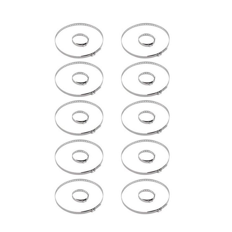 10/20Pcs Stainless Steel Adjustable AXLE CV Joint Boot Crimp Clamp Kit 31- 41mm 70- 125mm