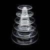 Suport Display Macaron Turn Cupcake Rack Suporturi Tort Tavă PVC pentru Nuntă Petrecere Zi de Naștere Unelte Decorare Tort Ustensile Copt Ustensile Tort