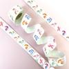 500 Sheets/Roll Cute Unicorn Roll Sticker 6 Patterns Circular Children'S Cartoon Polka Dot Sticker