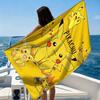 1pc P-Pokmon Pikachu Beach Towel Quick-drying Small To Large Suitable for Beach Pool Yoga Gym Home Cute Gift for Friend Family