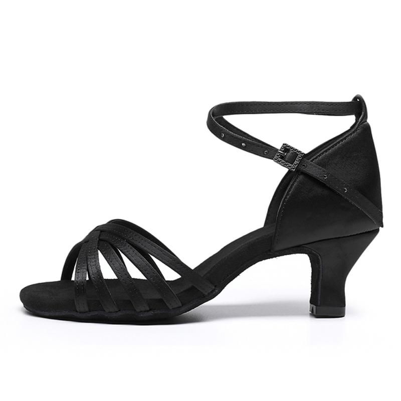 2025 Women's Professional Latin Dance Shoes Women's Girls White Ballroom 5/7cm Dance Shoes Sneakers Suede Soft Jazz Salsa Shoes