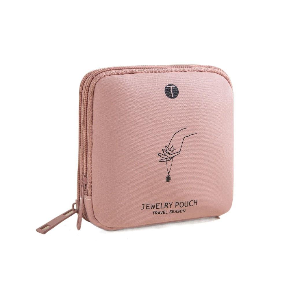 Multifunctional Zipper Jewelry Bag Multi-layer Jewelry Organizer Jewelry Storage Bag  Travel