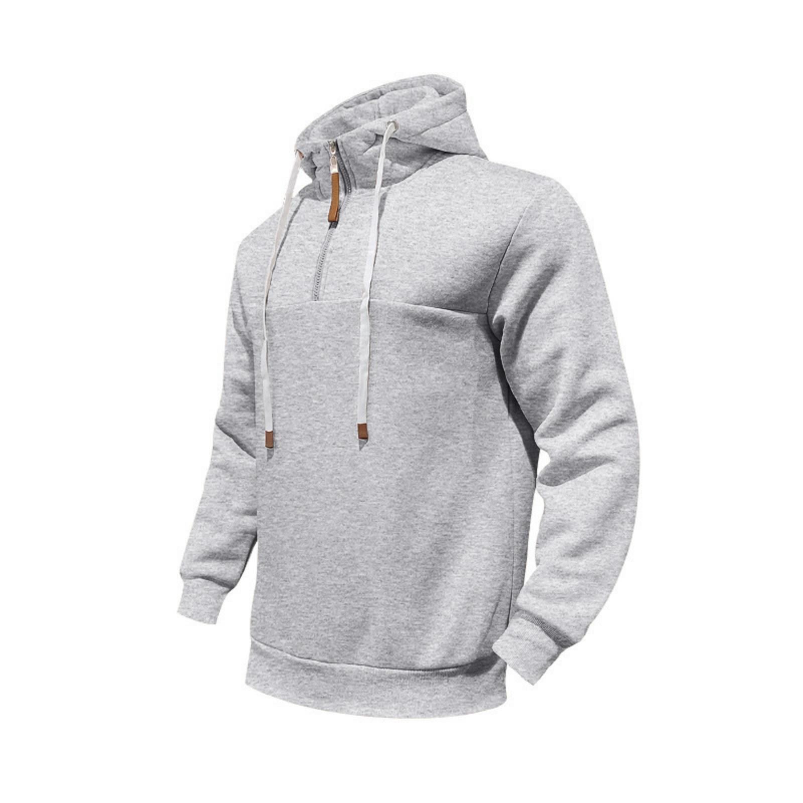 

Mens Casual Fashion Loose Fit Long Sleeve Pullover Tops Workout Sport Hoodies M
