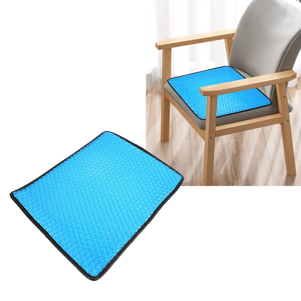 Gel Seat Cushion Antislip Foldable Fast Cooling Ergonomic Design Seat Mat for Home Office Car