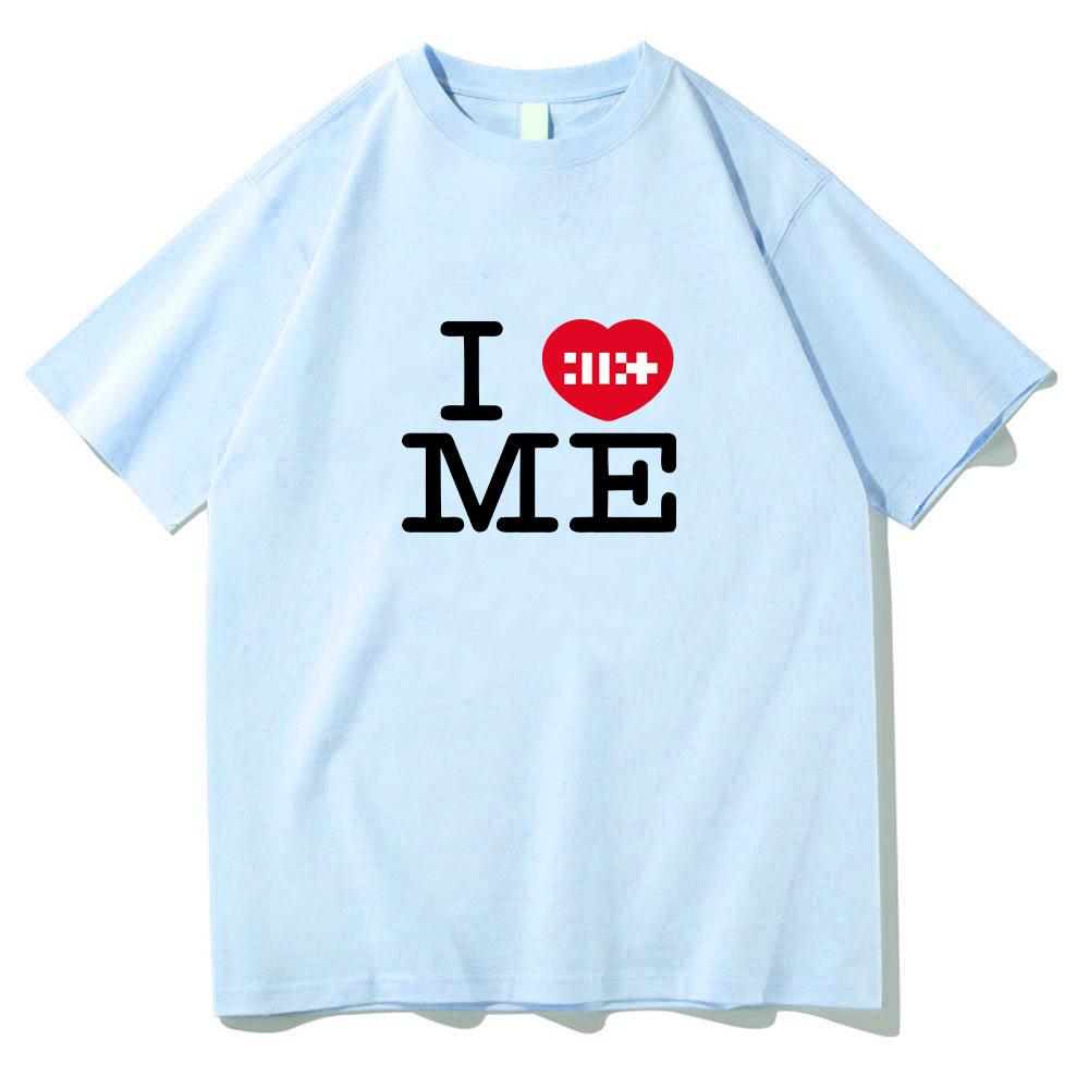 ILLIT I Heart Me T Shirts ILLIT Girl Band T-shirt Summer Cotton Women Men Tee Graphic Printing Fashion Top High Quality Clothes