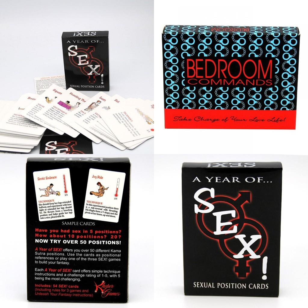 Fun And Thrilling Bedroom Commands For Couples A Year Of Sex Position Cards