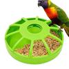 Chicken Feeder Spill Proof Non Slip UV Resistant Chicken Coop Feeder Food Storage for Parakeet Pigeon Quail Duck Home Cage