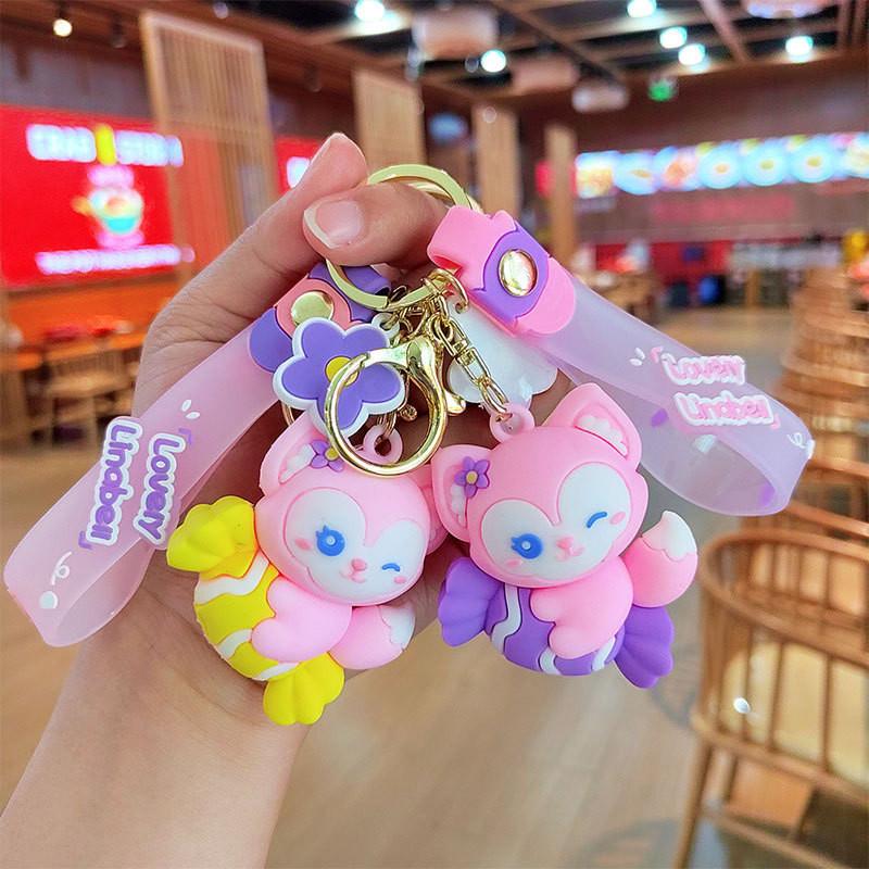 Fun And Whimsical Silicone Fox Keychain Car Accessory Or Charm Bag