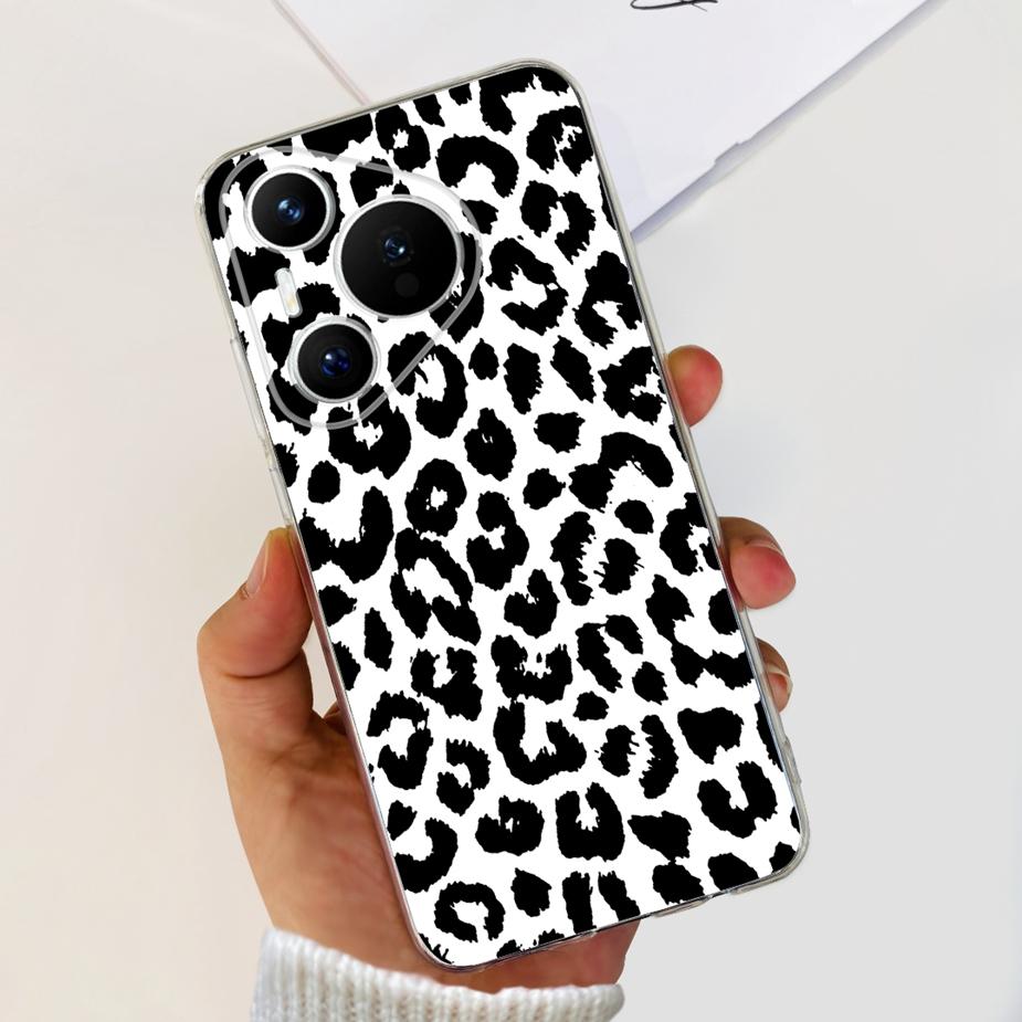 For Huawei Pura 70 Pro Plus Case Stylish Painted Cover Clear Silicone Phone Cases For Huawei Pura 70 Pro Pura70 Pro+ Soft Fundas