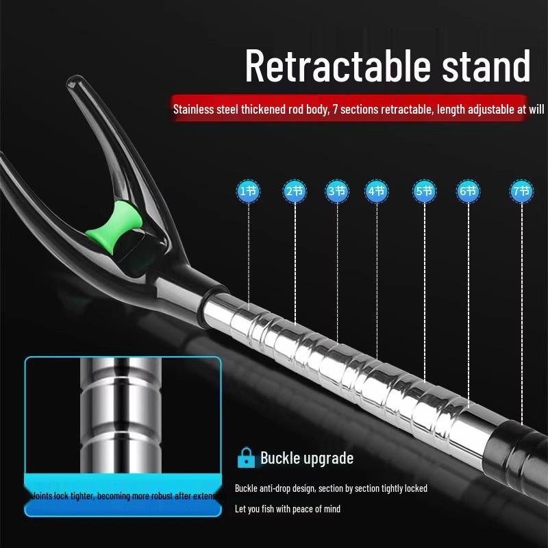 Stainless Steel Multifunctional Fishing Rod Rack with Newcomer Discount