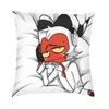 Moderno Hazbin Alastor Cuscino da Divano Buddy Copricuscino Morbido Cartone Animato Anime Federa Decorativa per la Casa
