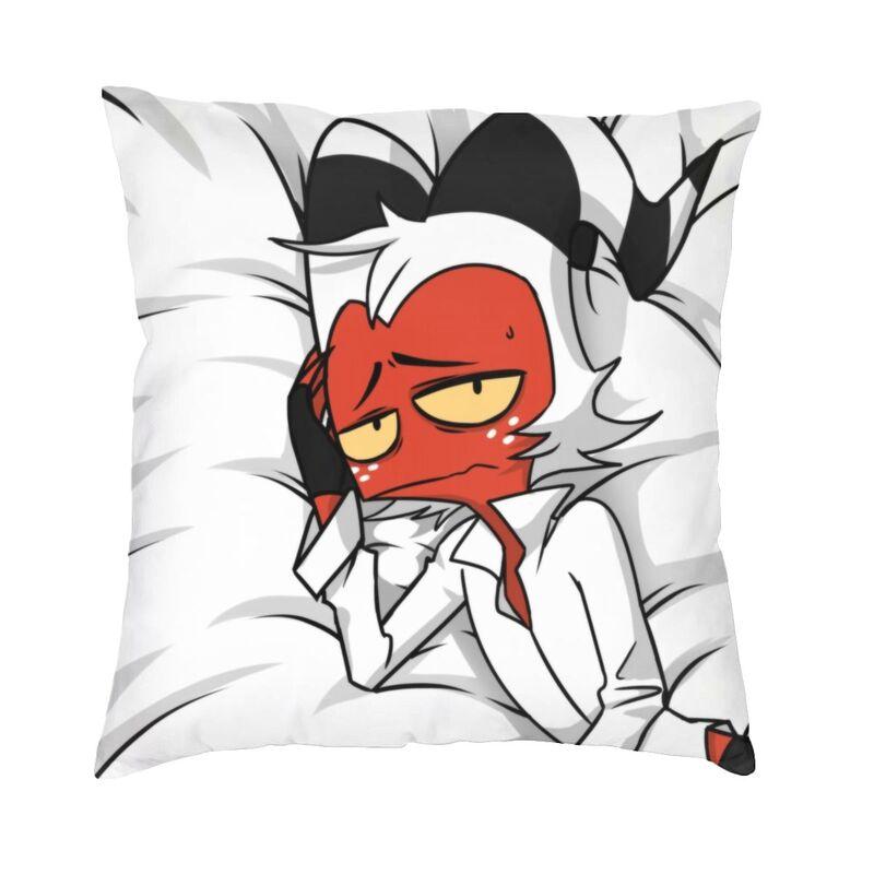 Moderno Hazbin Alastor Cuscino da Divano Buddy Copricuscino Morbido Cartone Animato Anime Federa Decorativa per la Casa
