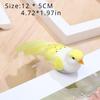 12pcs/box Simulation Artificial Bird Gardening Home Bird Ornament Decoration