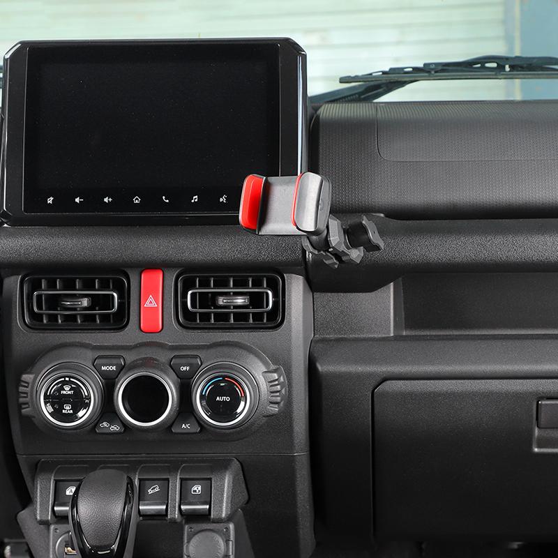 Car Co-pilot Handle Expand Phone Holder Mobile Phone Bracket GPS Phone Stand Bracket  Fit For Suzuki Jimny 2019 Up Car Interior Accessories