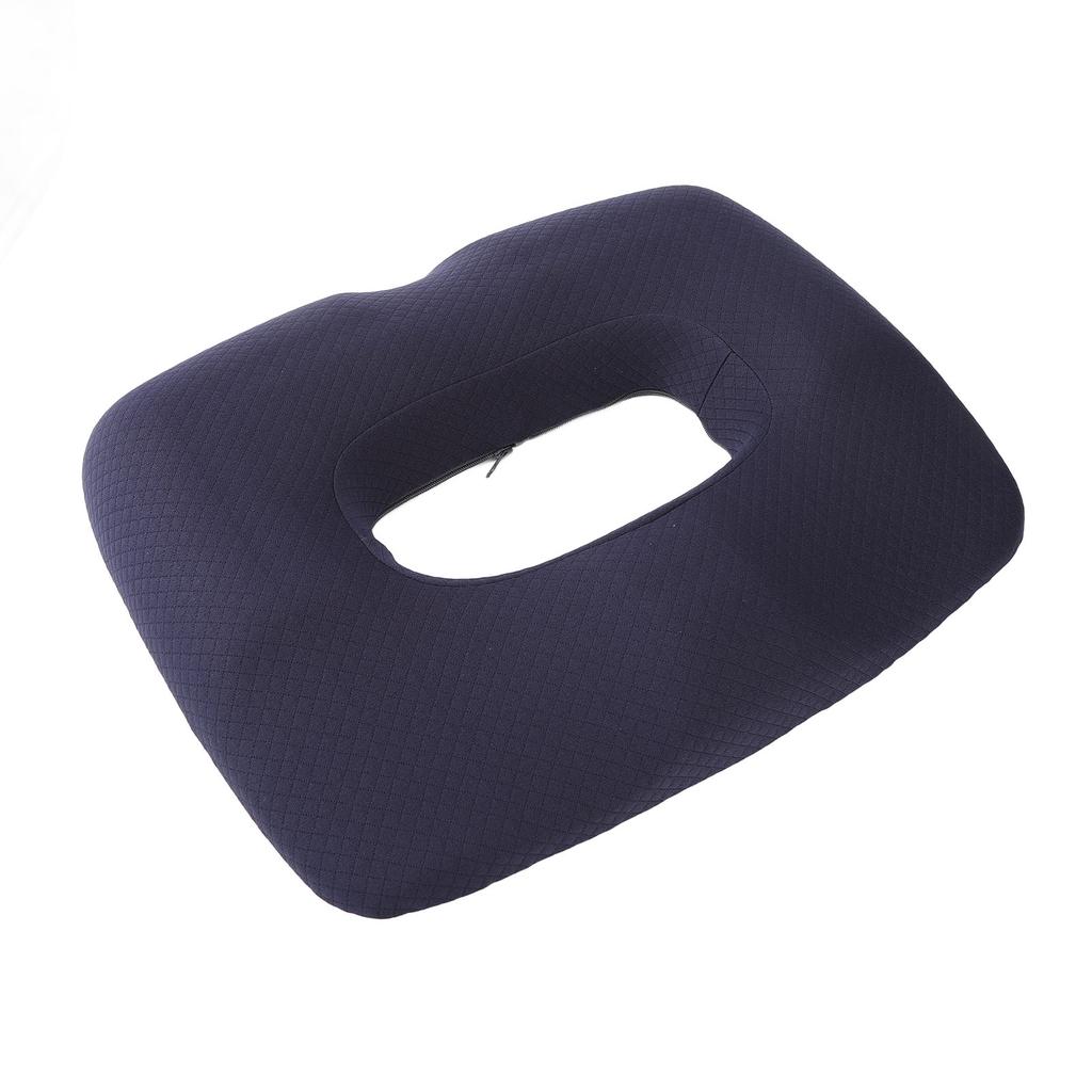 Seat Cushion Comfortable Memory Foam Breathable Versatile Hollow Seat Cushion for Office Car Home Navy Blue
