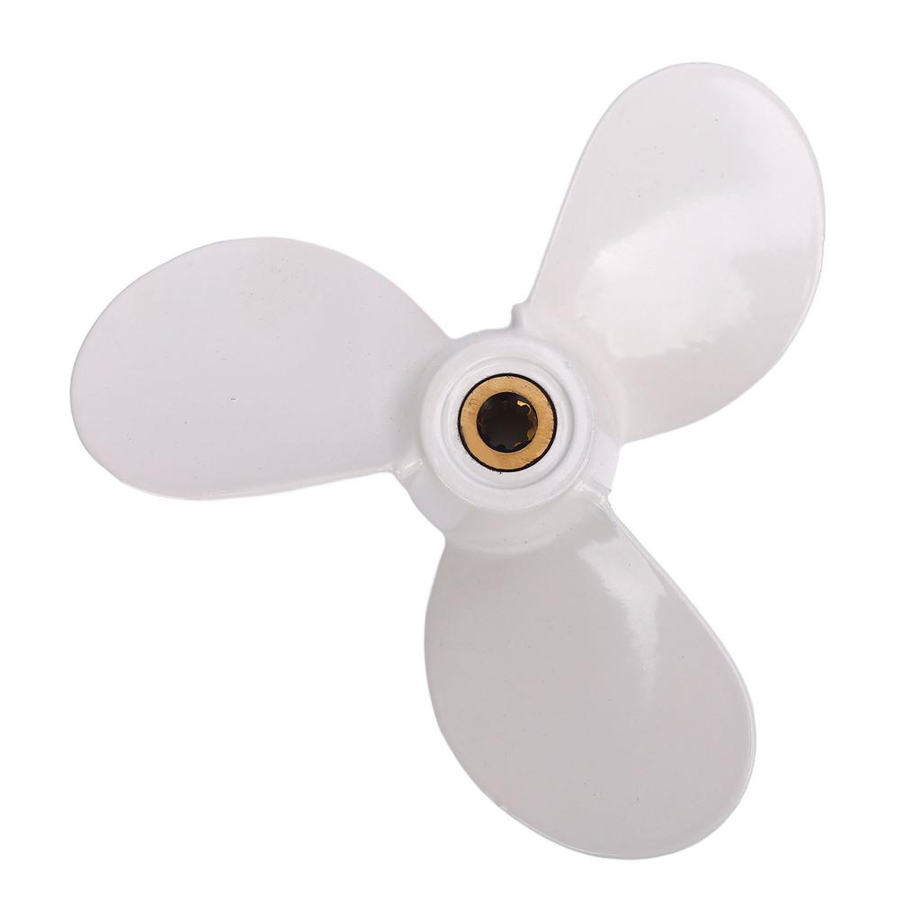 6F8 45942 01 Outboard Boat Propeller 3 Blades Metal 2 Stroke Propeller for Outboard Motors