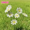 10/20/40pcs Ceramic Daisy Flowers Hand-molded and Never-fading Chinese Ceramic DIY Flowers Valentine's Day Indoor/outdoor Decor