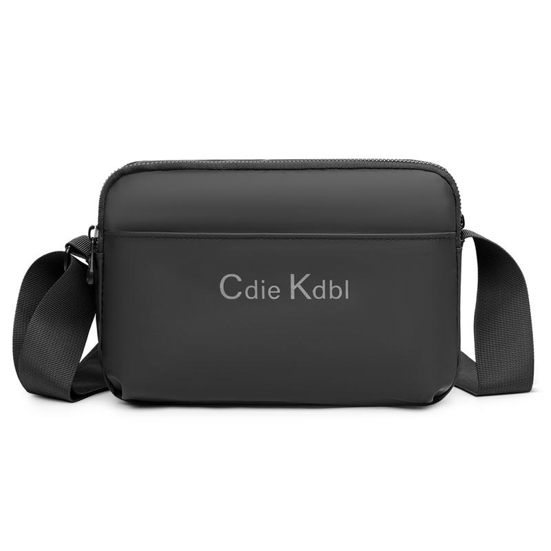 

Мужская сумка через плечо Многосекционная Большая вместимость Наплечная сумка чёрный