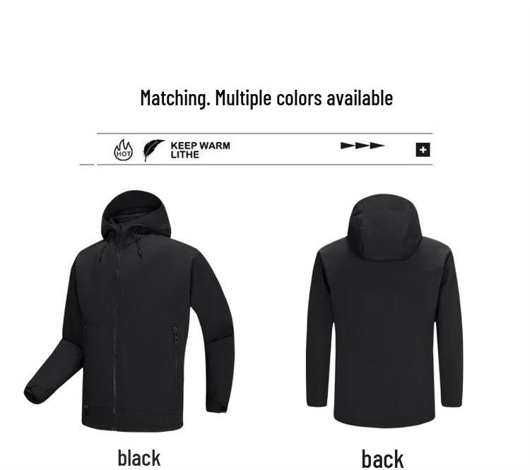 Men's Custom Logo Softshell Jacket - Spring/Autumn Technical Workwear