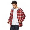 Cqr Winter Flanell Karomuster Kapuzen Fleece gefütterte Hemdjacke Cq Hof111