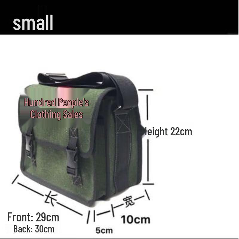 Brangdy Double-Layer Canvas Roll-Up Tool & Fishing Bag