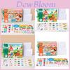 Wooden Tearing Book For Baby And Toddler Educational Play Toy For Early Learning