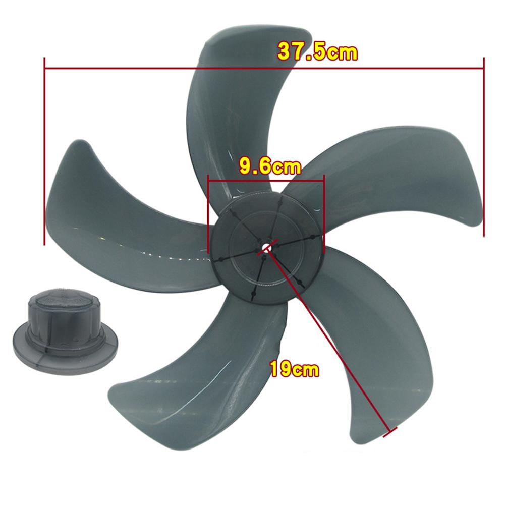 Kunststoff-Ventilatorflügel 5 Blätter Haushalts-Standventilator Tischzubehör Universal für 16 Zoll Schreibtischventilator Sand-Kühlventilator