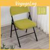 Split Folding Chair Type Two Piece Cover With Solid Color Design For Party Home