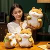 PP Cotton Backpack Hamster Plush Toys With Avocado Bag Hamster Stuffed Toy  Home Decor