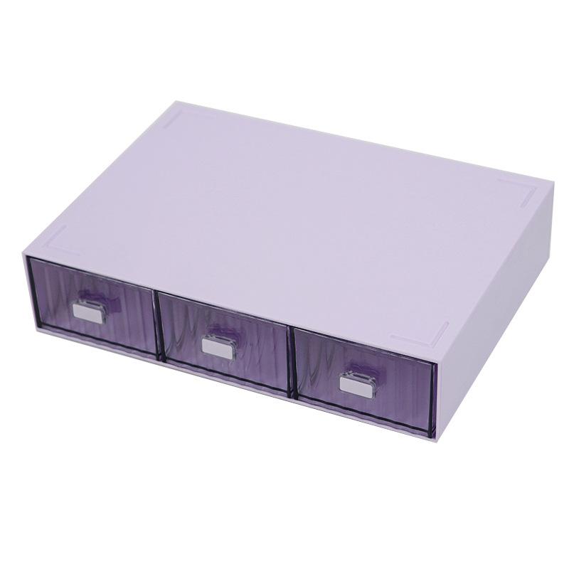 Acrylic Cosmetics Storage Box Makeup Organizer Drawer Desktop Transparent Dustproof Lipstick Makeup Brush Mask Storage Box Rack