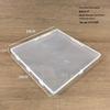 Transparent Ultra-Thin 1.7cm Rectangular Jewelry Box with Lid